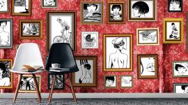 Valentina by Crepax on the wallpaper Wallpepper