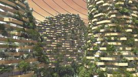 A Vertical Wood (Bosco Verticale) lands on Mars: SBA China at SUSAS 2017