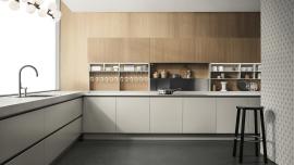 Winning materic mix for the new kitchens by Ernestomeda