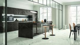 Pietra Grey: the marble effect stands out in the kitchen