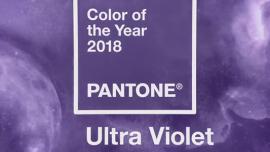 The striking "Ultra Violet" is the Pantone color of 2018