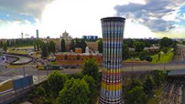 Torre Arcobaleno injects colour into Milan skyline