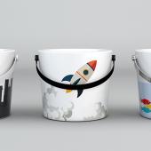 Scarabeo "buckets" have new decorations